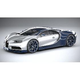 Bugatti Chiron 2020 3D model